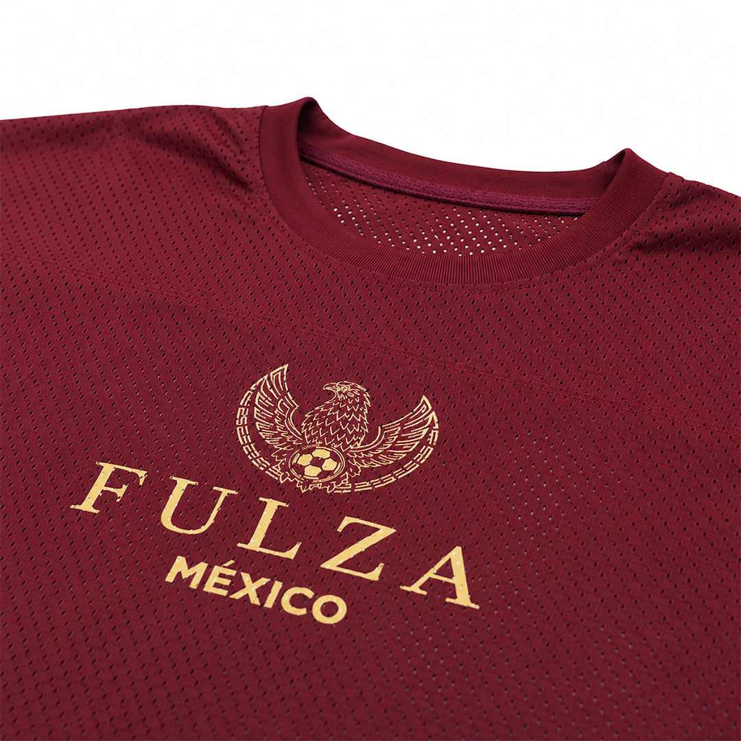 T-shirt World Stage MX Oversized - Burgundy