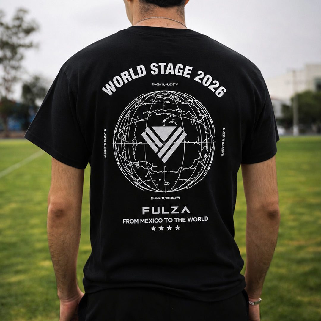 T-shirt World Stage Fulza - Black