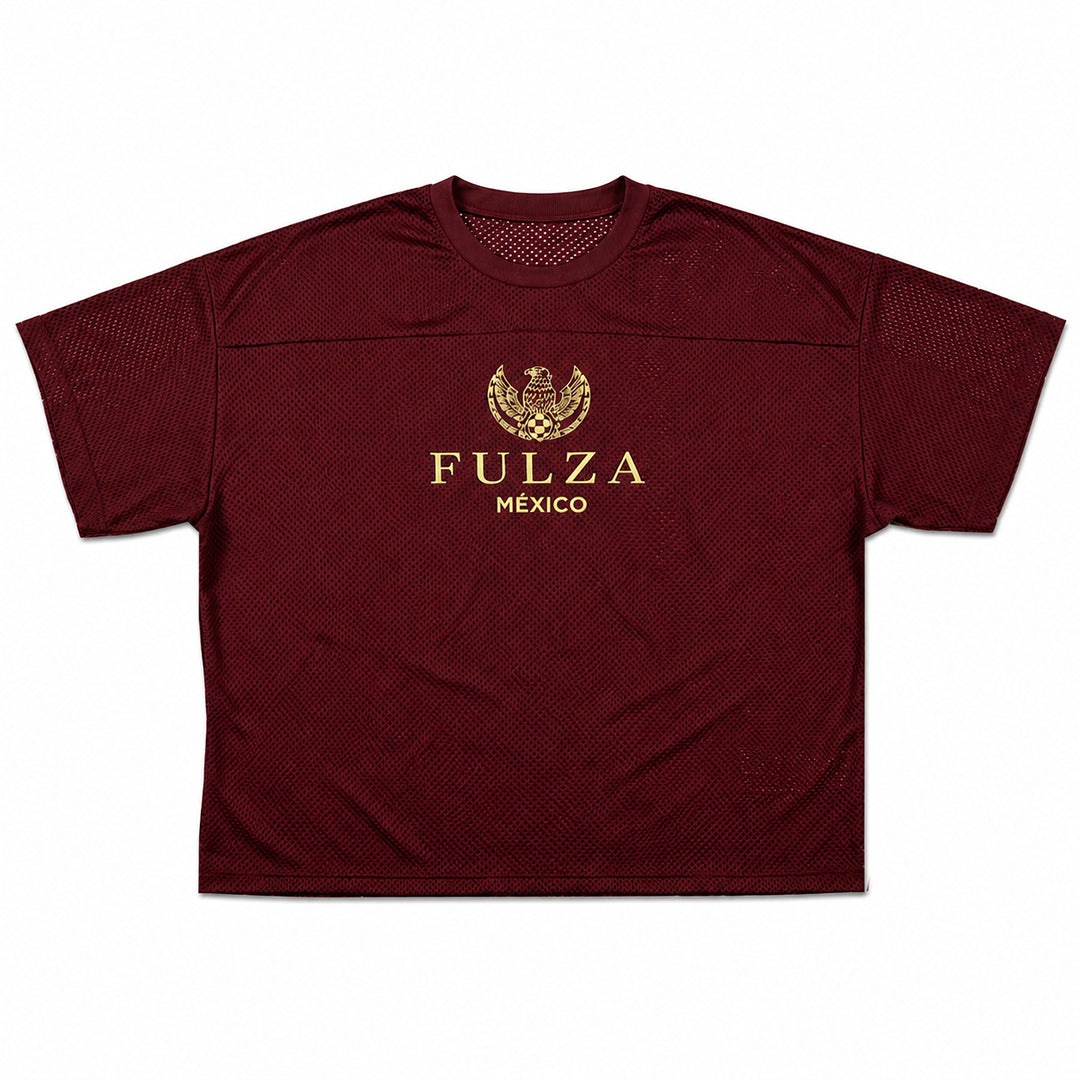 T-shirt World Stage MX Oversized - Burgundy