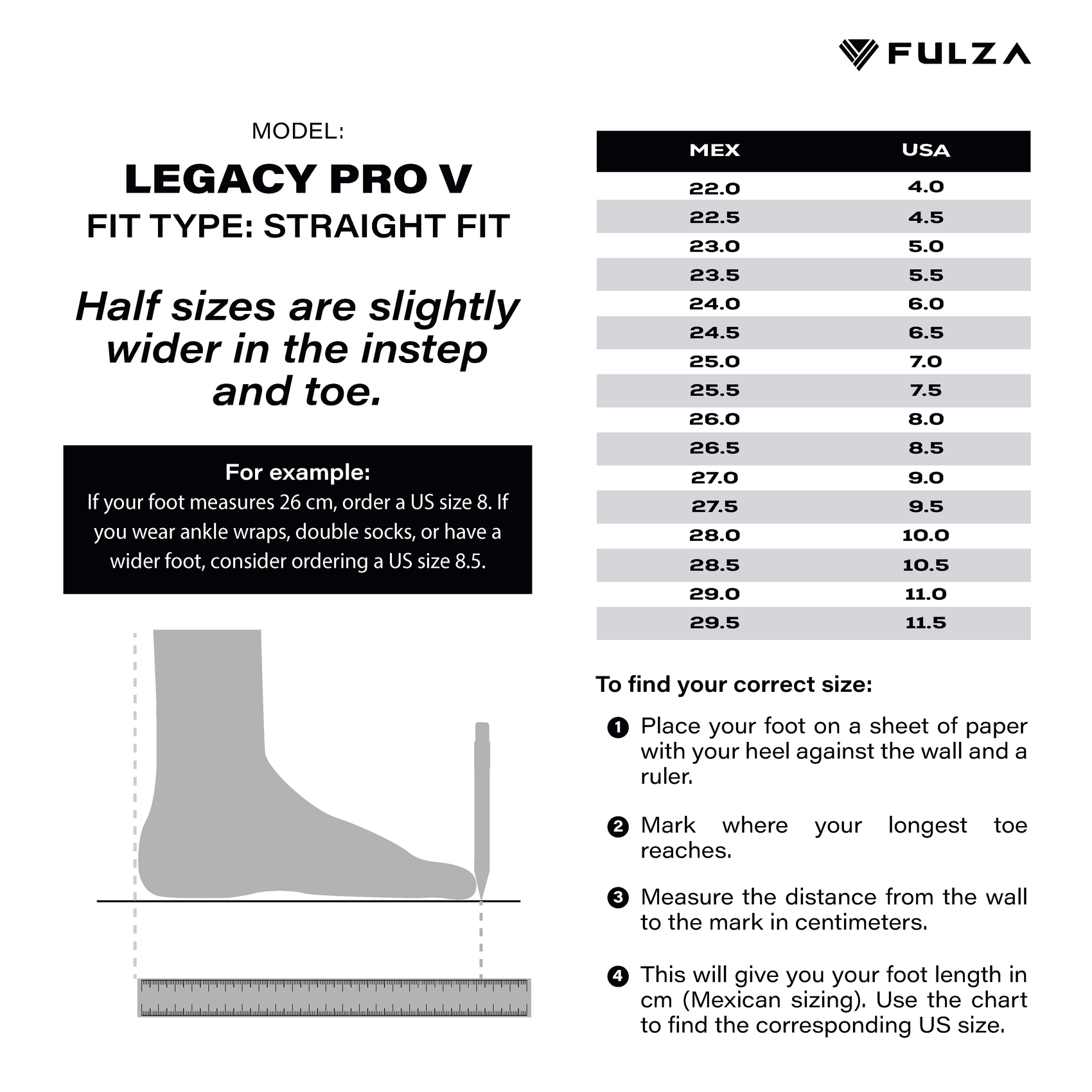 Legacy Pro V - White Black - FG